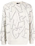 ARMANI EXCHANGE LOGO PRINT COTTON SWEATSHIRT